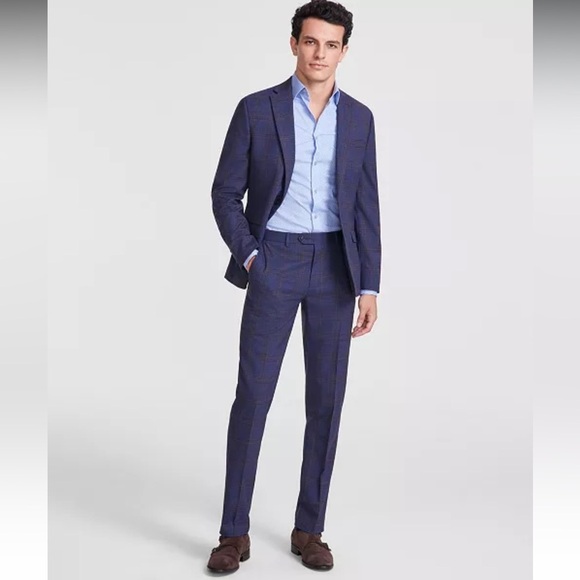 Bar III Two Piece Suit Men's Slim-Fit Jacket and Pants - Picture 1 of 11